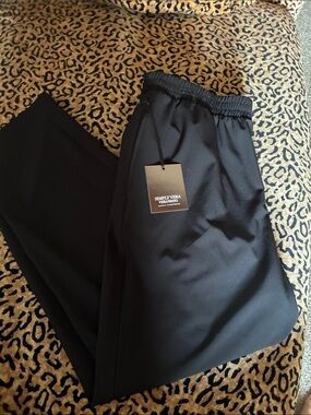 Simply Vera Vera Wang Women’s Black Elastic Waist Trousers